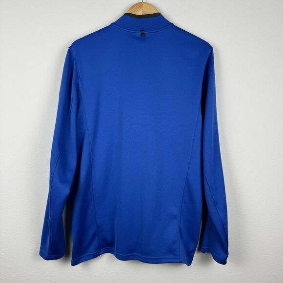 Nike Golf Dri-Fit 1/4 Zip Long Sleeve Pullover Men’s Large Blue 2018 Ryder Cup - Picture 9 of 9